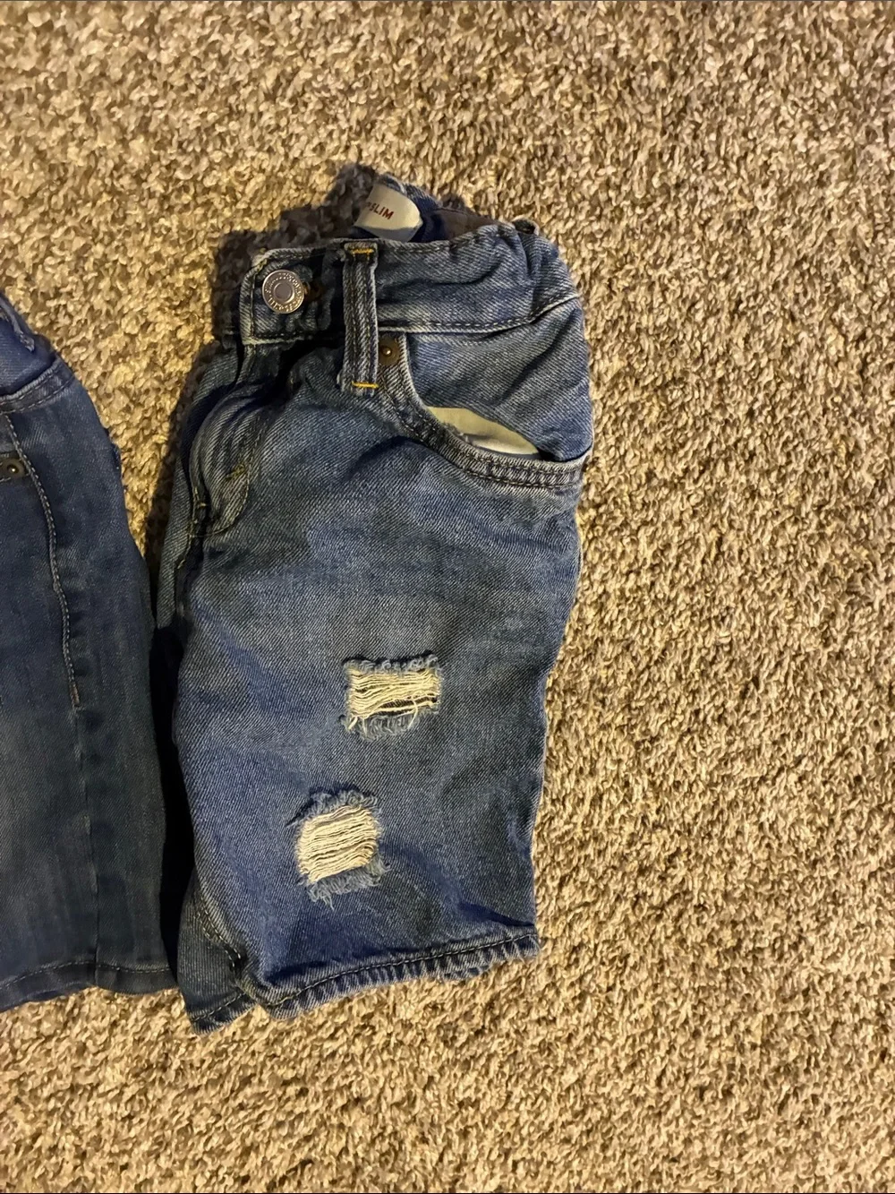The Children's Place Dark Blue Denim Shorts Trio